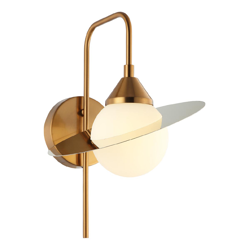 Бра Phainon Gold Wall Lamp Золотой Белый Бра Phainon Gold Wall Lamp Золотой Белый в Челябинске | Loft Concept