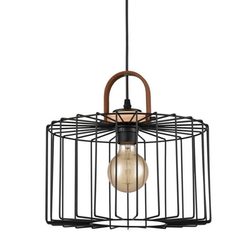 Подвесной светильник Cage Wire Color black D32 Черный Подвесной светильник Cage Wire Color black D32 Черный в Челябинске | Loft Concept
