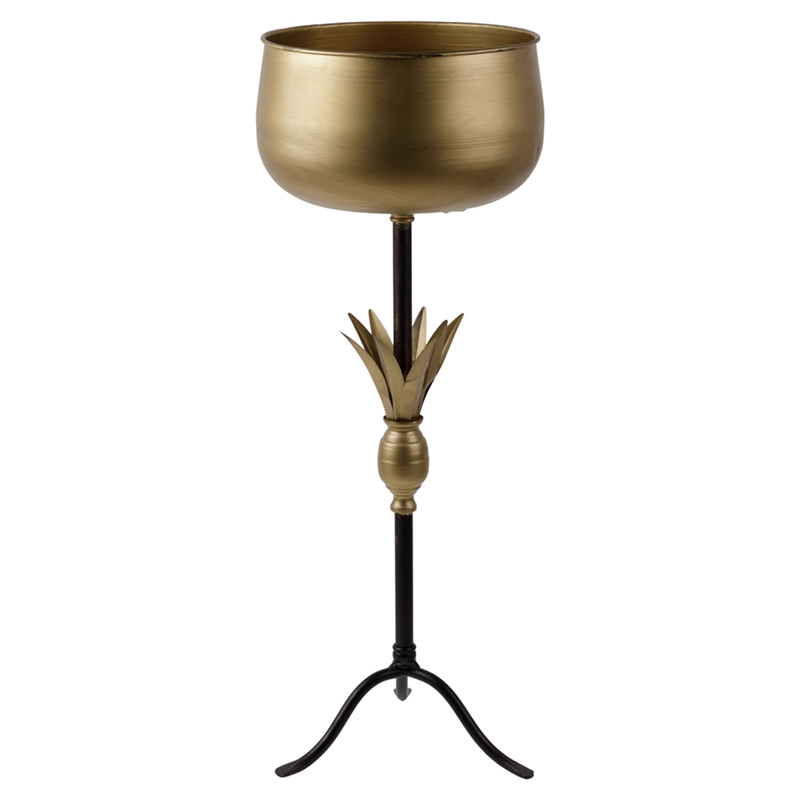 Ваза Leaves Vase Черный Золотой Ваза Leaves Vase Черный Золотой в Челябинске | Loft Concept