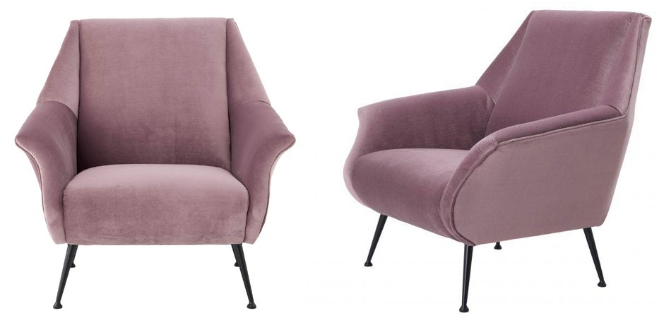 Кресло Eichholtz Chair Trezzo Lilac Кресло Eichholtz Chair Trezzo Lilac - Loft-Concept в Челябинске