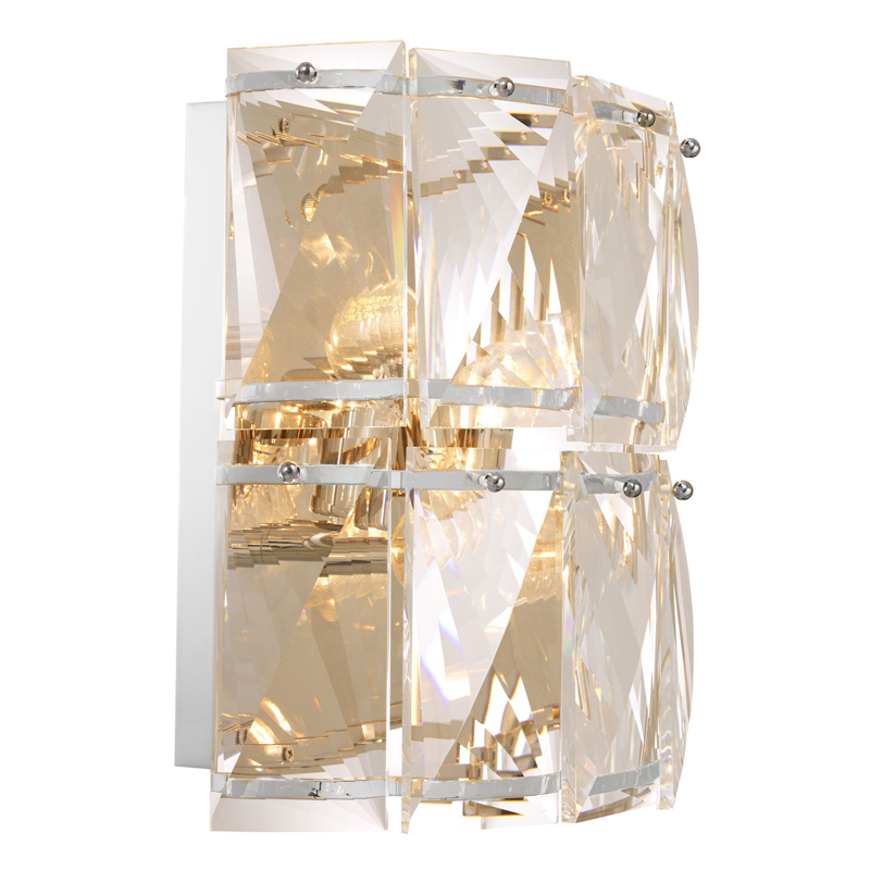 Бра Wall Lamp Amazone crystal Никель Прозрачное Стекло Бра Wall Lamp Amazone crystal Никель Прозрачное Стекло в Челябинске | Loft Concept