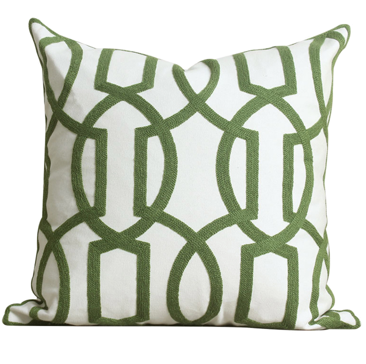 Декоративная подушка Green Ornament #2 Декоративная подушка Green Ornament #2 в Челябинске | Loft Concept