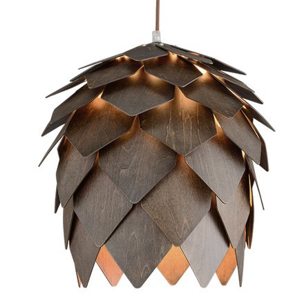 Подвесной светильник Crimea Pine Cone Brown Коричневый Подвесной светильник Crimea Pine Cone Brown Коричневый в Челябинске | Loft Concept