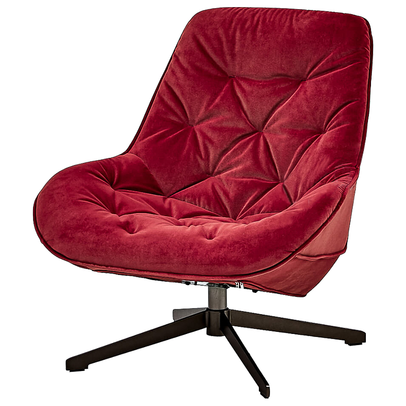 Кресло Vetsera Chair Красный (Red) Черный в Челябинске | Loft Concept 