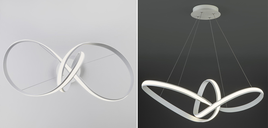 Люстра Mobius Strip White Chandelier Люстра Mobius Strip White Chandelier - Loft-Concept в Челябинске