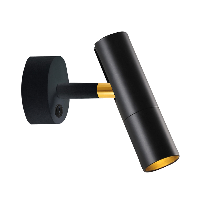 Бра Seraise sconce black Черный Золотой Бра Seraise sconce black Черный Золотой в Челябинске | Loft Concept