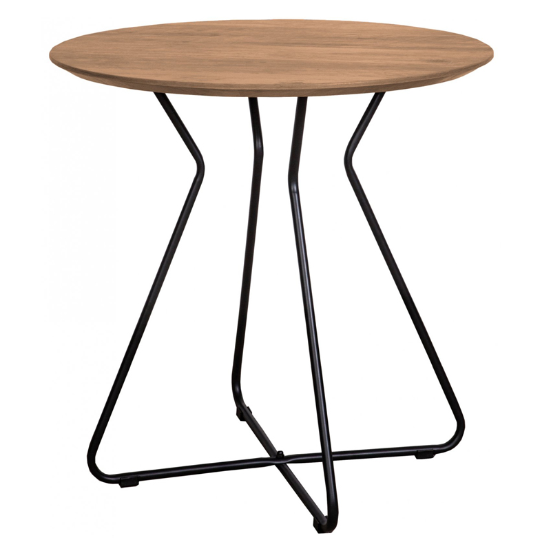 Приставной стол Matron Table round Черный Орех Приставной стол Matron Table round Черный Орех в Челябинске | Loft Concept