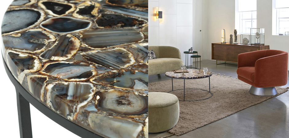 Стол кофейный Natural Agate Стол кофейный Natural Agate - Loft-Concept в Челябинске