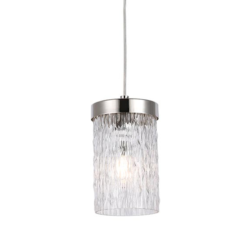 Подвесной светильник Estebe Nickel Glass Hanging Lamp Никель Прозрачный Подвесной светильник Estebe Nickel Glass Hanging Lamp Никель Прозрачный в Челябинске | Loft Concept