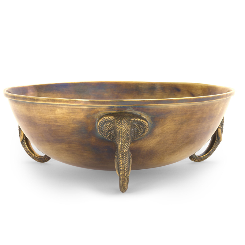 Чаша Eichholtz Bowl Maharaja brass Винтажная латунь Чаша Eichholtz Bowl Maharaja brass Винтажная латунь в Челябинске | Loft Concept