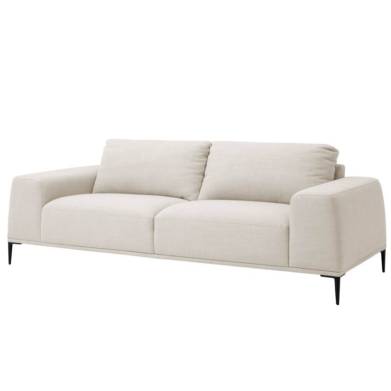 Диван Eichholtz Sofa Montado natural Молочный Черный Диван Eichholtz Sofa Montado natural Молочный Черный в Челябинске | Loft Concept