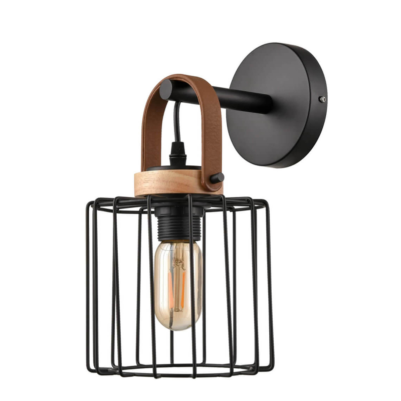 Бра Cage Wire Color Черный Бра Cage Wire Color Черный в Челябинске | Loft Concept