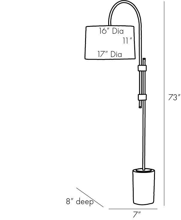 Торшер Arteriors ILY FLOOR LAMP Торшер Arteriors ILY FLOOR LAMP в Челябинске