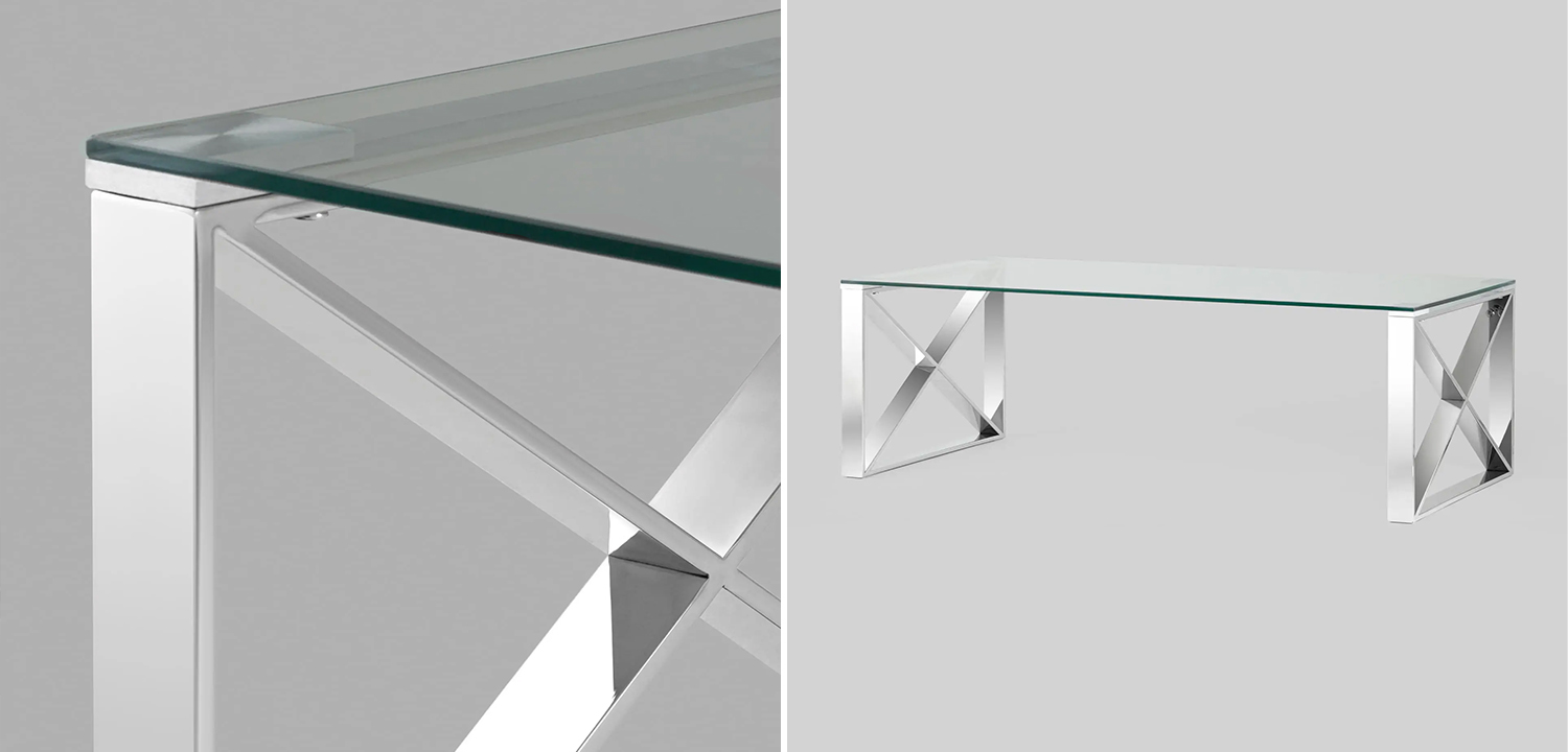 Столик кофейный Lannes Collection Silver - фото №1