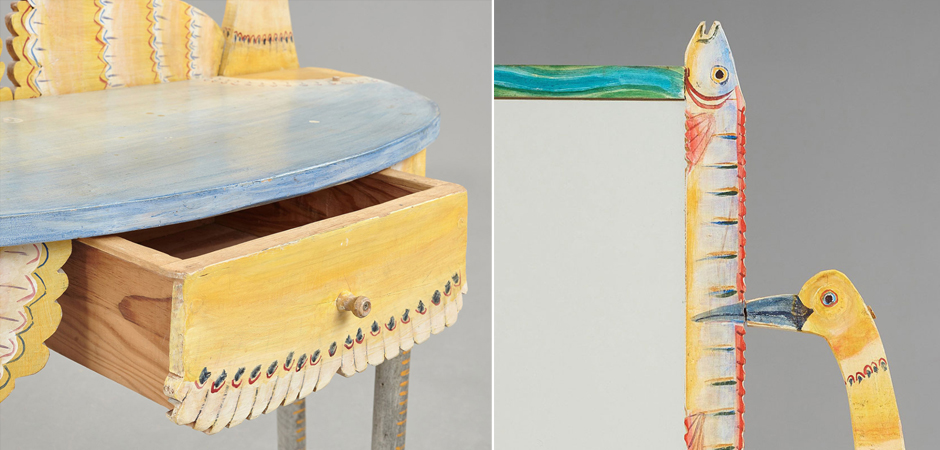 Туалетный Столик Painted Wood Dressing Table - Loft-Concept в Челябинске