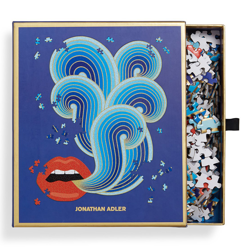 Пазлы LIPS SHAPED PUZZLE Jonathan Adler Мульти Темно-синий Пазлы LIPS SHAPED PUZZLE Jonathan Adler Мульти Темно-синий в Челябинске | Loft Concept
