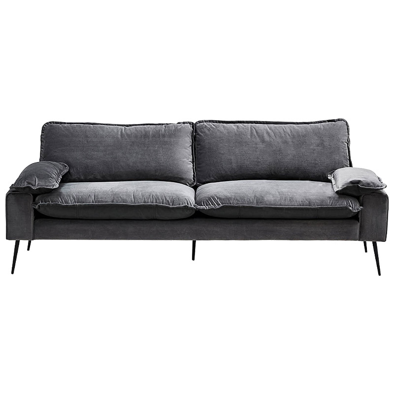 Диван Hilario Sofa Графит Черный Диван Hilario Sofa Графит Черный в Челябинске | Loft Concept