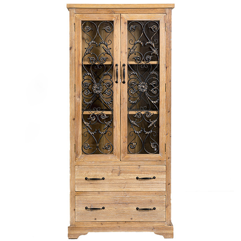 Шкаф Filibert Provence Wood Cabinet Коричневый Черный Прозрачное Стекло Древесина Шкаф Filibert Provence Wood Cabinet Коричневый Черный Прозрачное Стекло Древесина в Челябинске | Loft Concept