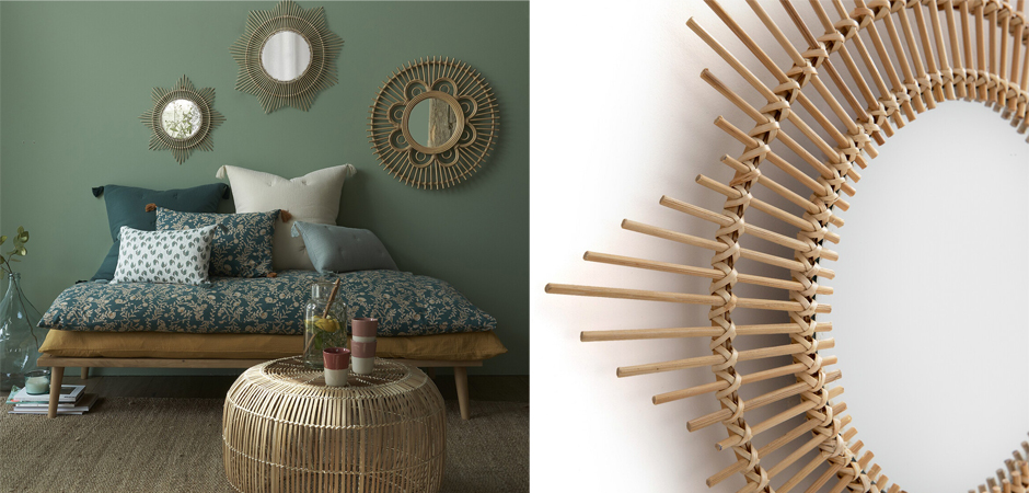 Зеркало Mirror Bamboo D45 Зеркало Mirror Bamboo D45 - Loft-Concept в Челябинске