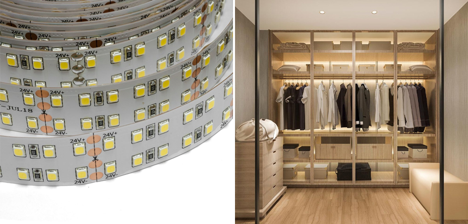 Светодиодная лента 38W/m 240Led/m 2835SMD теплый белый Светодиодная лента 38W/m 240Led/m 2835SMD теплый белый - Loft-Concept в Челябинске