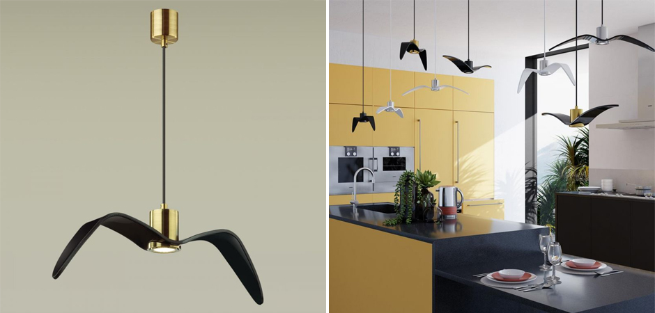 Подвесной светильник Seagull Gold черный Подвесной светильник Seagull Gold черный - Loft-Concept в Челябинске