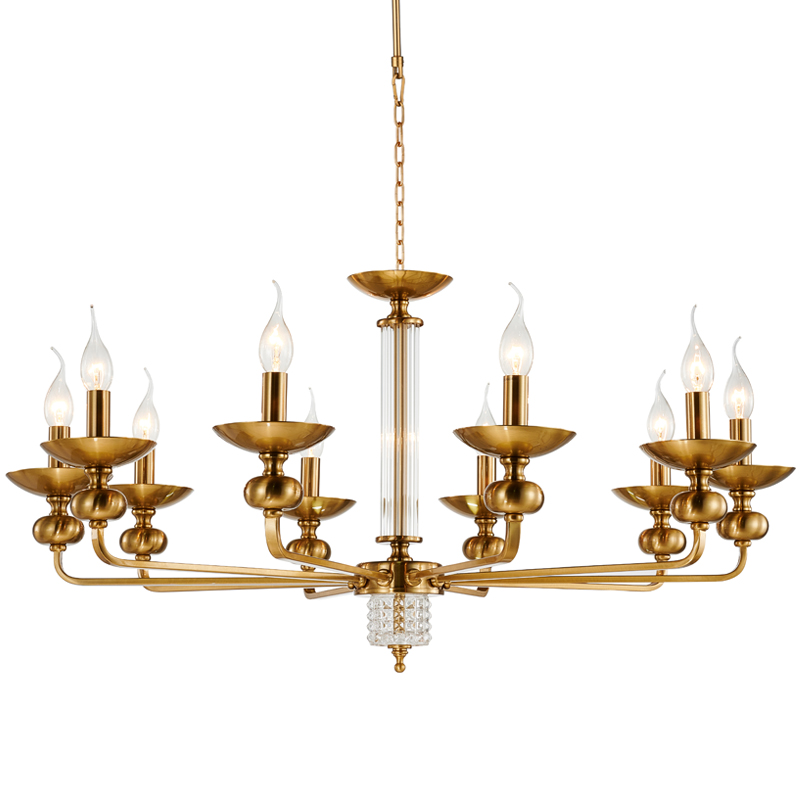 Люстра Adilin Chandelier 91 Бронза Прозрачный Люстра Adilin Chandelier 91 Бронза Прозрачный в Челябинске | Loft Concept