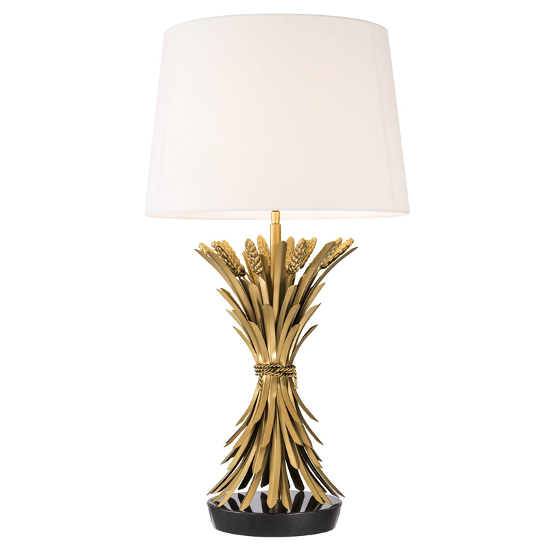 Настольная лампа Eichholtz Table Lamp Bonheur Золотой Белый Черный Настольная лампа Eichholtz Table Lamp Bonheur Золотой Белый Черный в Челябинске | Loft Concept