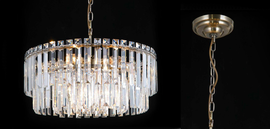 Люстра Odeon Chandelier Прозрачное Стекло Люстра Odeon Chandelier Прозрачное Стекло - Loft-Concept в Челябинске