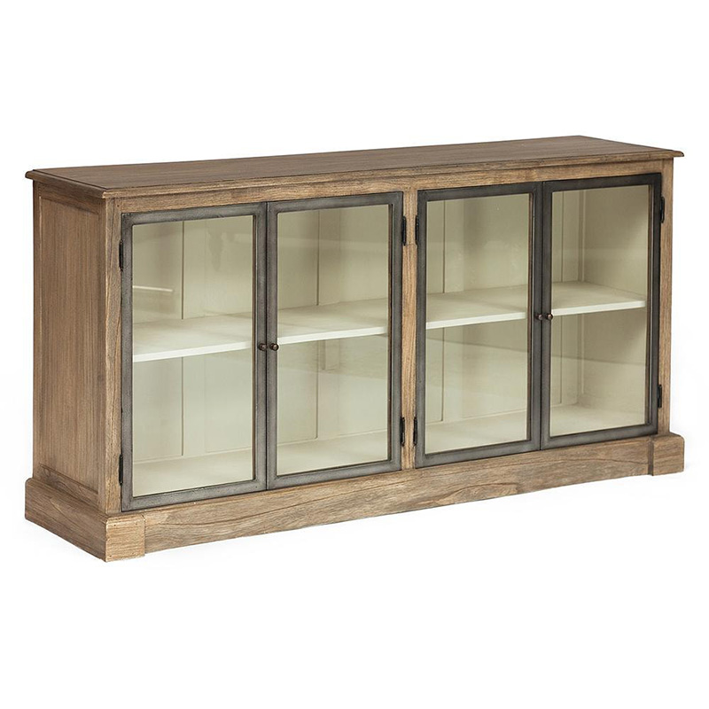 Комод Provence Jacob Chest of Drawers glass doors Древесина Комод Provence Jacob Chest of Drawers glass doors Древесина в Челябинске | Loft Concept
