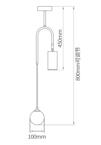 Потолочный светильник Ando Wooden Metal Brass Light 2 плафона в Челябинске
