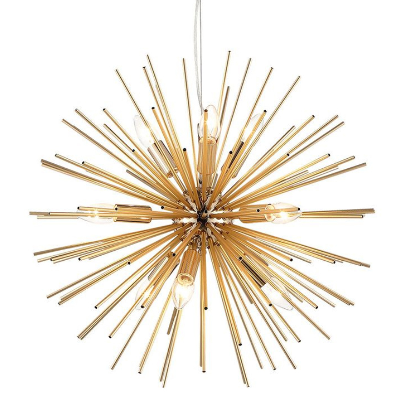 Люстра ASTRA STAR Chandelier Gold 58 Глянцевое золото Люстра ASTRA STAR Chandelier Gold 58 Глянцевое золото в Челябинске | Loft Concept