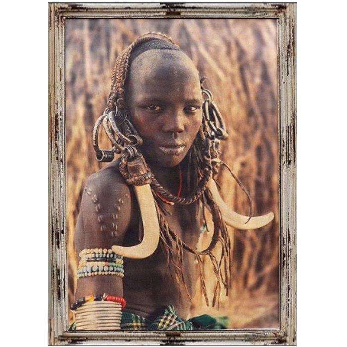 Постер Jovem Mursi Omo Valley Ethiopia Постер Jovem Mursi Omo Valley Ethiopia в Челябинске | Loft Concept
