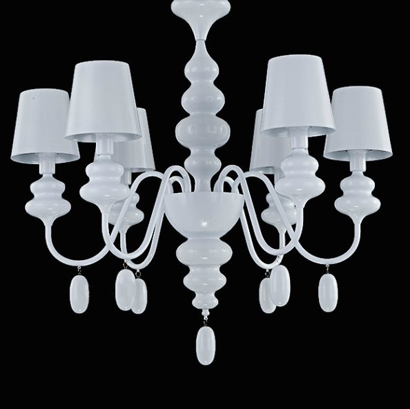 Люстра Masiero Eva Chandelier 6 Белый Люстра Masiero Eva Chandelier 6 Белый в Челябинске | Loft Concept