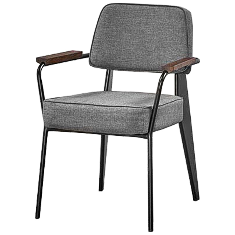 Стул Osgar Stool grey Серый Черный Коричневый Стул Osgar Stool grey Серый Черный Коричневый в Челябинске | Loft Concept