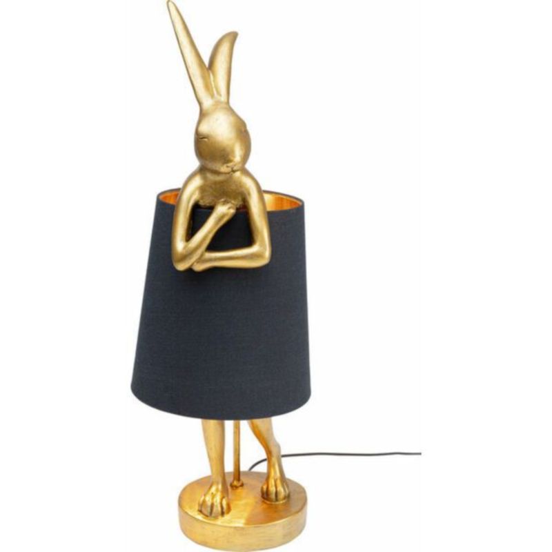 Настольная лампа The Golden Hare Золотой Черный Настольная лампа The Golden Hare Золотой Черный в Челябинске | Loft Concept