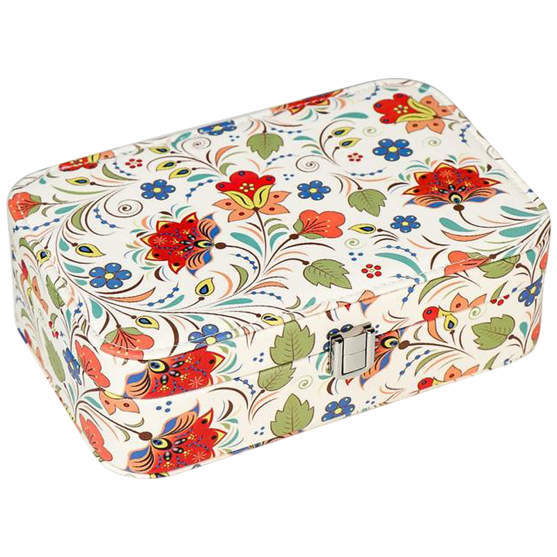Шкатулка Multicilored Floral Pattern Jewerly Organizer Box Мульти Шкатулка Multicilored Floral Pattern Jewerly Organizer Box Мульти в Челябинске | Loft Concept