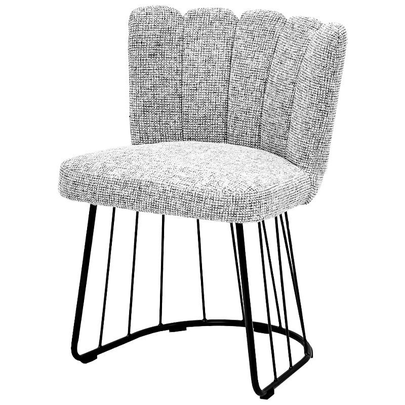 Стул Noah Chair Черный Светло-серый Стул Noah Chair Черный Светло-серый в Челябинске | Loft Concept