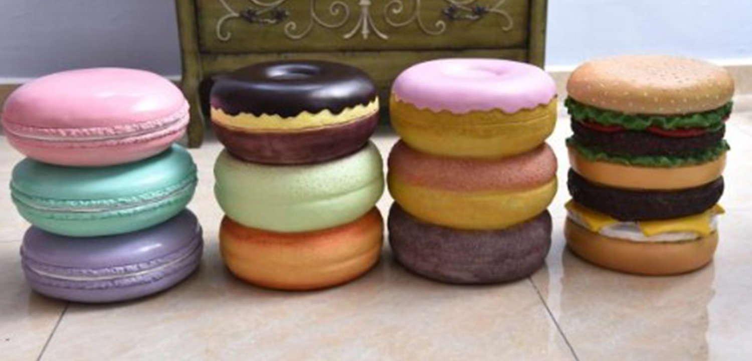 Приставной табурет Гамбургер Hamburger Stool - фото №1