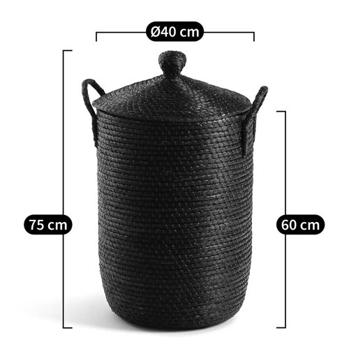 Корзина с крышкой из плетеной рисовой соломы Safiri Wicker Basket Корзина с крышкой из плетеной рисовой соломы Safiri Wicker Basket в Челябинске