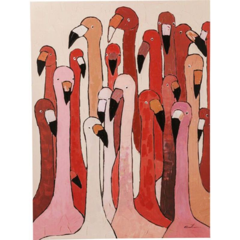 Постер A flock of Flamingos Розовый Постер A flock of Flamingos Розовый в Челябинске | Loft Concept