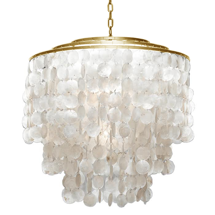 Люстра SHELL Chandelier 65 Золото Белый Золотой Люстра SHELL Chandelier 65 Золото Белый Золотой в Челябинске | Loft Concept
