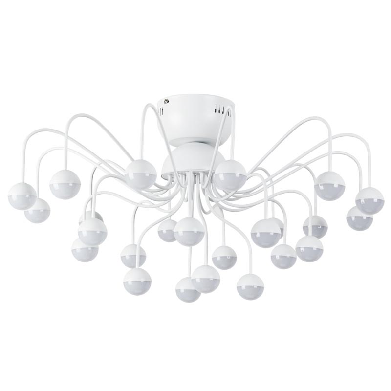 Потолочная люстра Vilelme Chandelier white Белый Потолочная люстра Vilelme Chandelier white Белый в Челябинске | Loft Concept