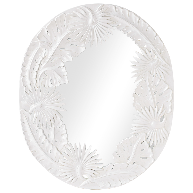 Зеркало Mirror White Jungle Белый в Челябинске | Loft Concept 