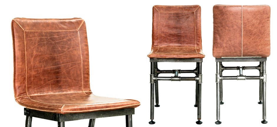 Барный стул Iron Loft Bar stool brown Барный стул Iron Loft Bar stool brown - Loft-Concept в Челябинске