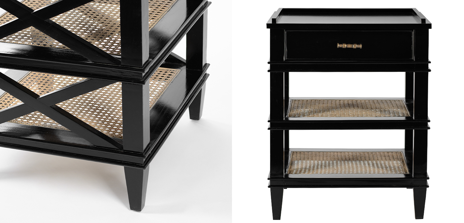 Тумба Jacqueline Wicker Shelves - фото