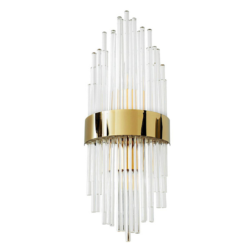 Хрустальное бра Flutes Gold Золотой Хрустальное бра Flutes Gold Золотой в Челябинске | Loft Concept