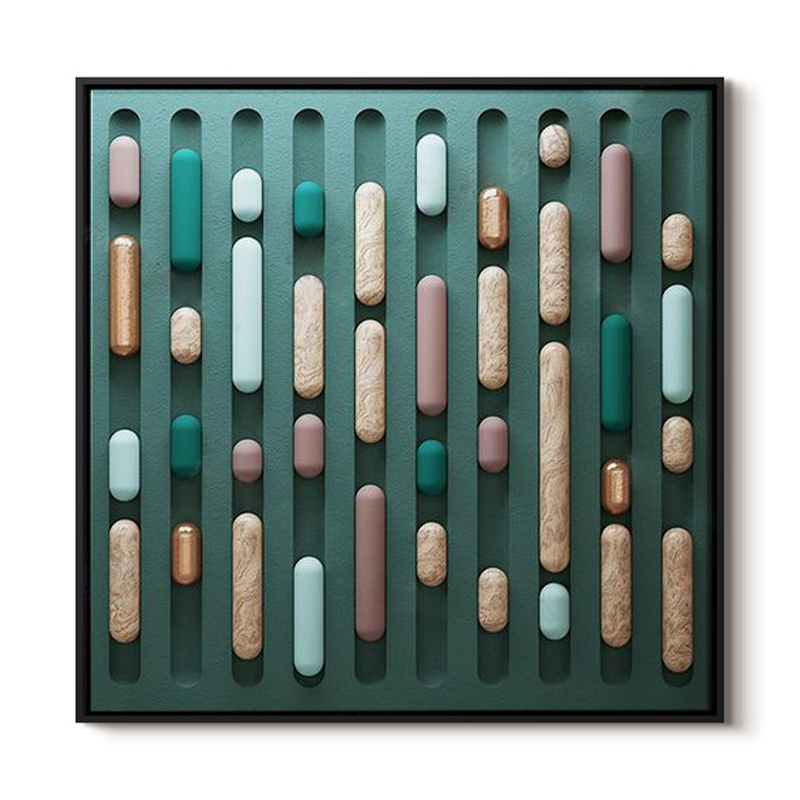 Арт-объект на стену деревянный Pill Мульти в Челябинске | Loft Concept 