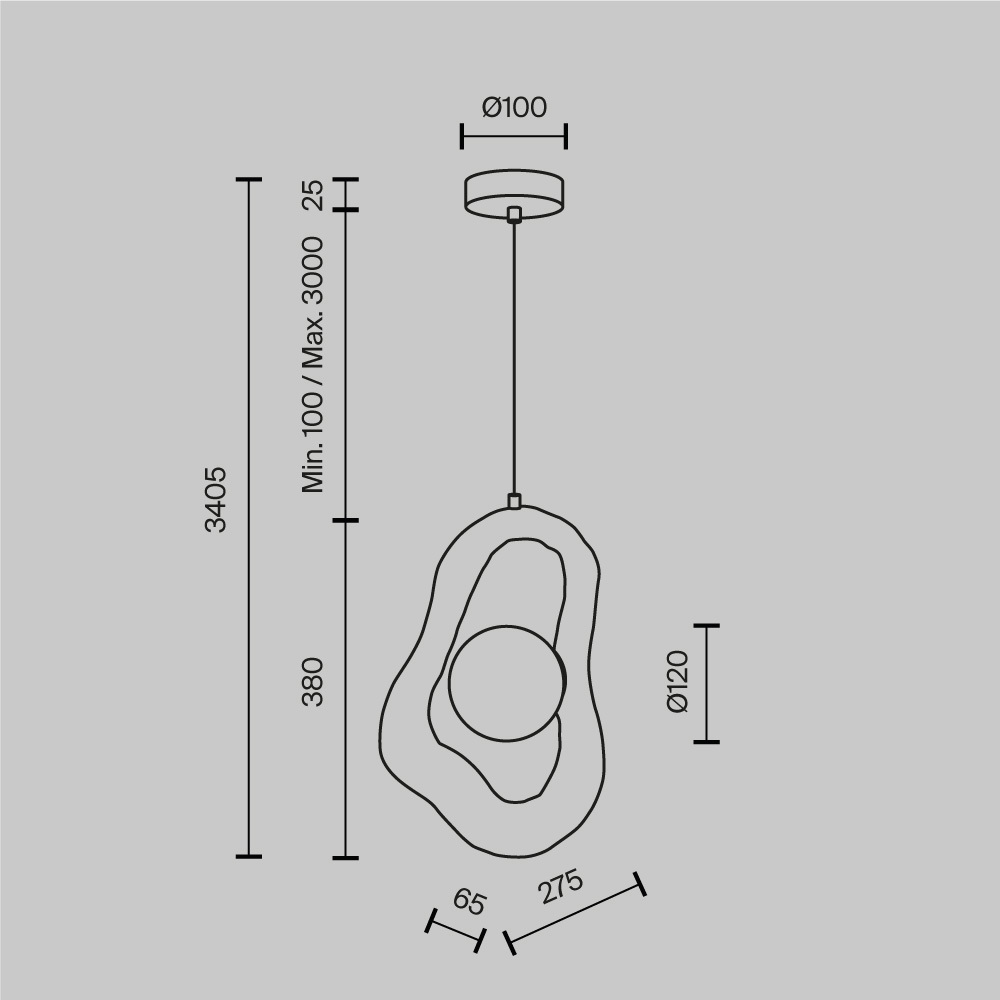 Подвесной светильник Opus в Челябинске