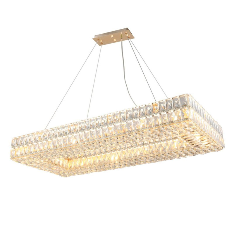 Люстра Crystal Regena Gold Rectangle Chandelier 100 Прозрачный Золотой Люстра Crystal Regena Gold Rectangle Chandelier 100 Прозрачный Золотой в Челябинске | Loft Concept