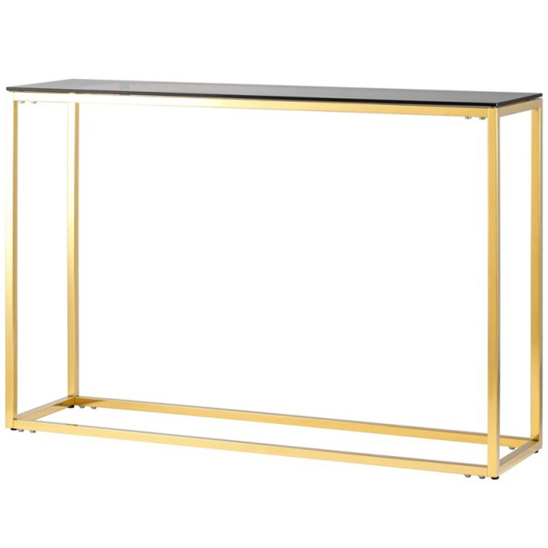 Консоль Cassiani Collection Gold Золотой Стекло Смок Консоль Cassiani Collection Gold Золотой Стекло Смок в Челябинске | Loft Concept